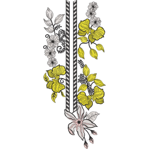 Neck Gala Embroidery Design
