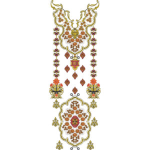 Simple Neck Embroidery Design