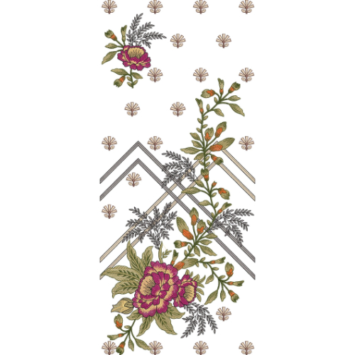 Neck Gala Embroidery Design