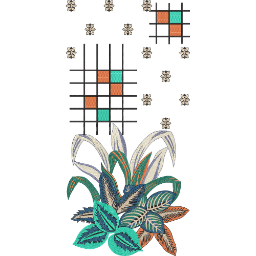 Simple Neck Embroidery Design