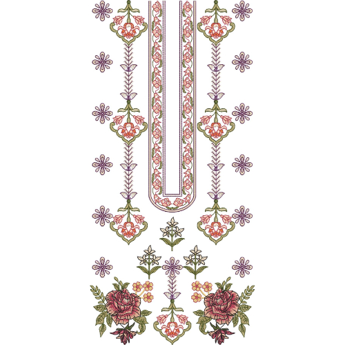 Neck Gala Embroidery Design