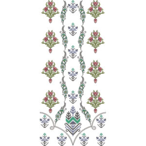 Neckline Embroidery Design