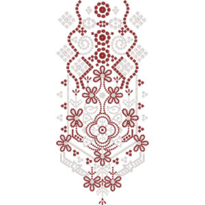 Unique Neck Embroidery Design
