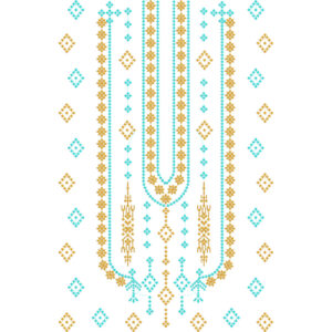 Beautiful Neck Embroidery Design