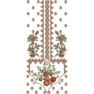 Neckline Embroidery Design