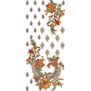 Simple Neck Embroidery Design