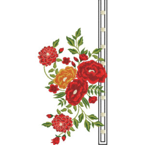 Neckline Embroidery Design
