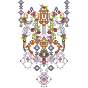 Neck Kurta Embroidery Design