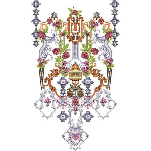 Neck Kurta Embroidery Design
