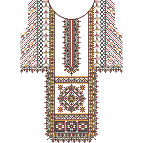 Neck Gala Embroidery Design