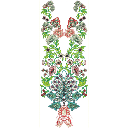 Simple Neck Embroidery Design
