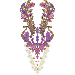 Neck Gala Embroidery Design