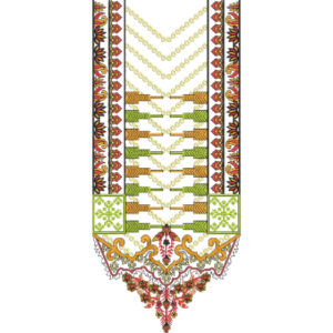 Neckline Embroidery Design