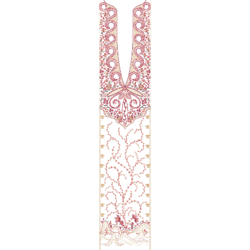 Neck Gala Embroidery Design