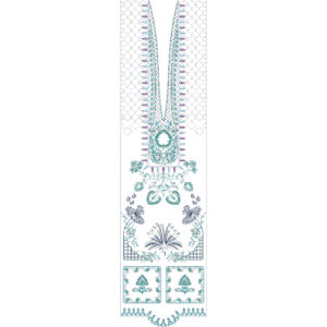 Neckline Embroidery Design