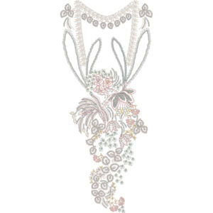 Beautiful Neck Embroidery Design