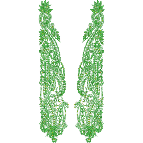 Neck Kurta Embroidery Design