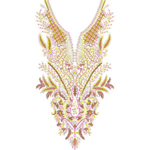 Beautiful Neck Embroidery Design