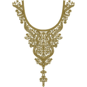 Simple Neck Embroidery Design