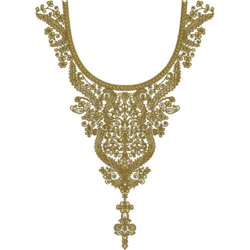 Simple Neck Embroidery Design