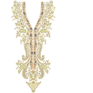 Unique Neck Embroidery Design