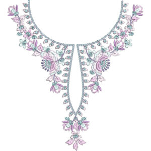 Beautiful Neck Embroidery Design