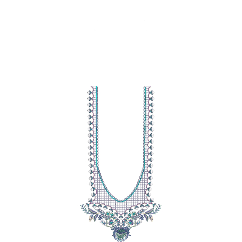 Simple Neck Embroidery Design