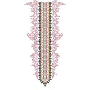 Unique Neck Embroidery Design
