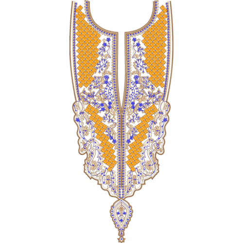 Neck Gala Embroidery Design