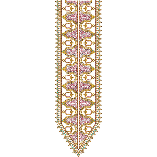 Neckline Embroidery Design
