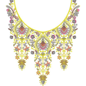 Simple Neck Embroidery Design