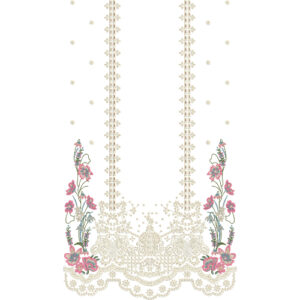 Unique dress Embroidery Design