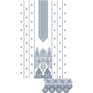 Unique dress Embroidery Design