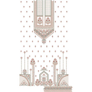 Flower Dress Embroidery Design