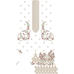 Simple Dress Embroidery Design