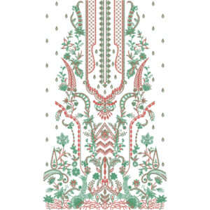 Unique dress Embroidery Design