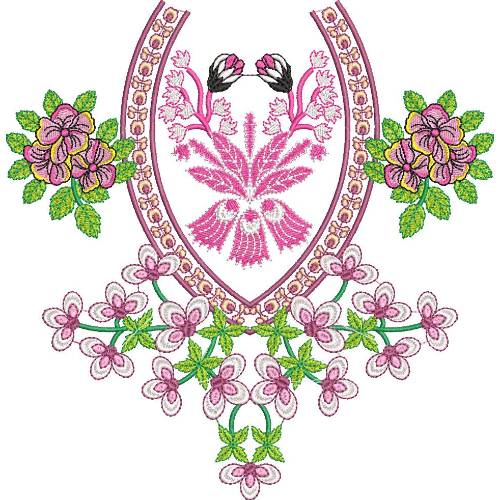 Beautiful Flower Embroidery Design