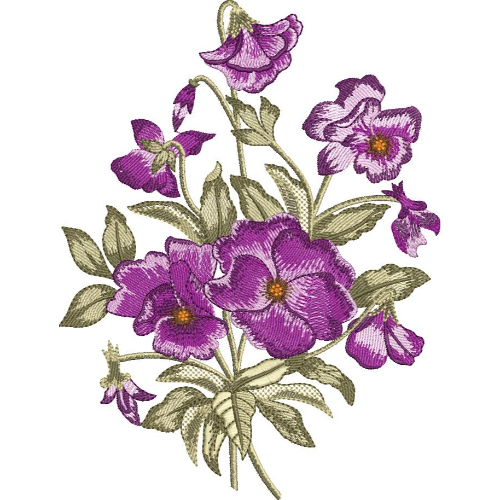 Flower Kurta Embroidery Design