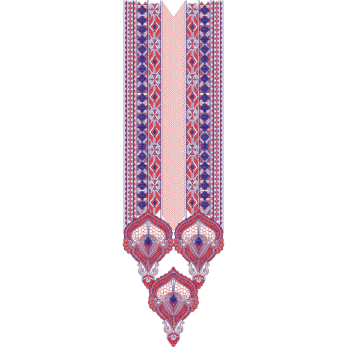 Neckline Embroidery Design