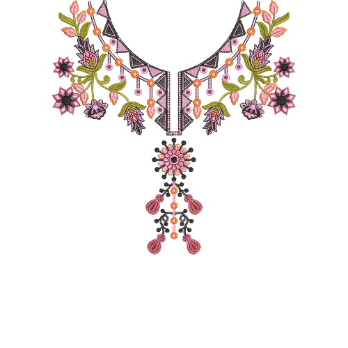 Neck Kurta Embroidery Design