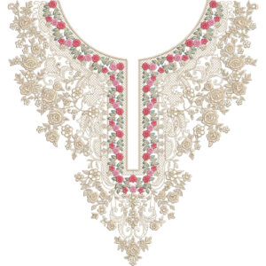 Beautiful Neck Embroidery Design
