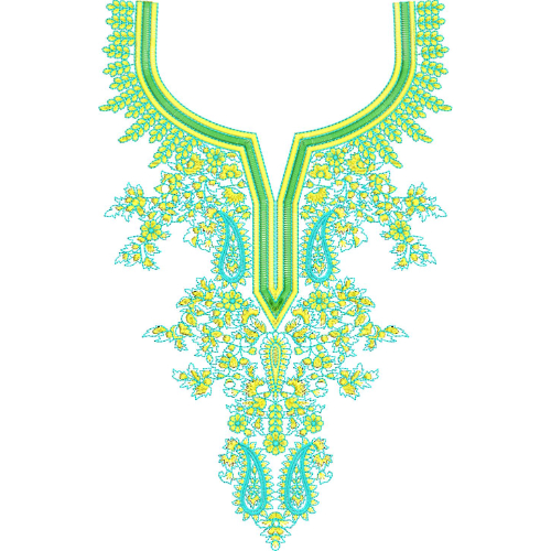 Simple Neck Embroidery Design