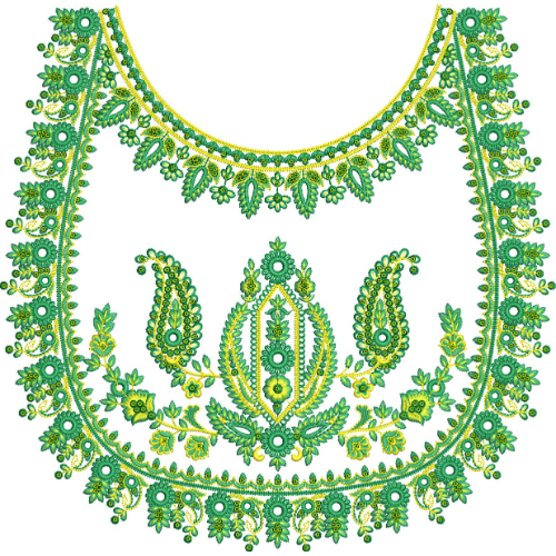 Neck Gala Embroidery Design