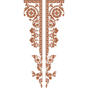 Unique Neck Embroidery Design