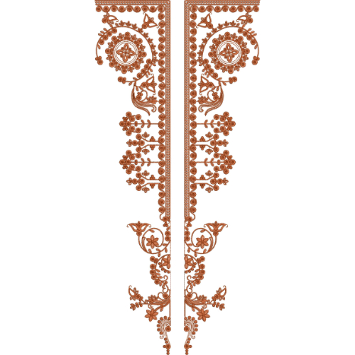 Unique Neck Embroidery Design