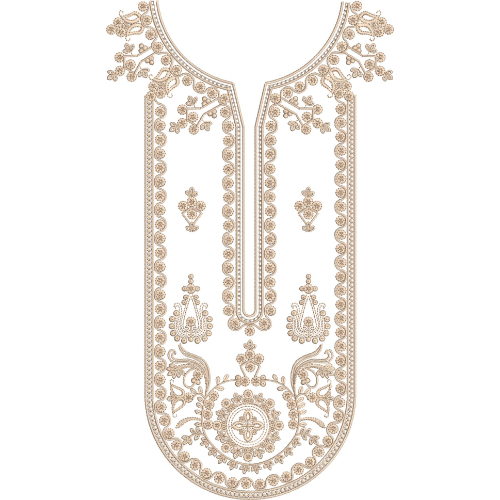 Neck Gala Embroidery Design
