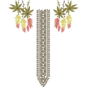 Beautiful Neck Embroidery Design