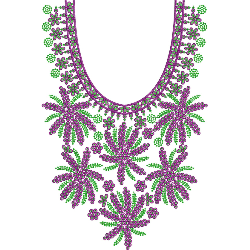 Neck Gala Embroidery Design