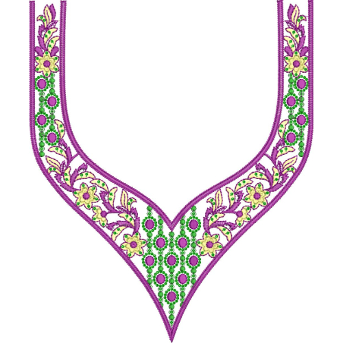 Neck Kurta Embroidery Design