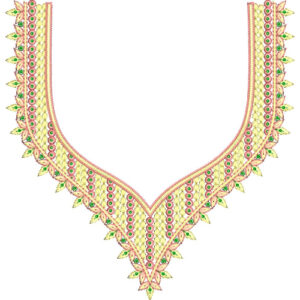 Beautiful Neck Embroidery Design